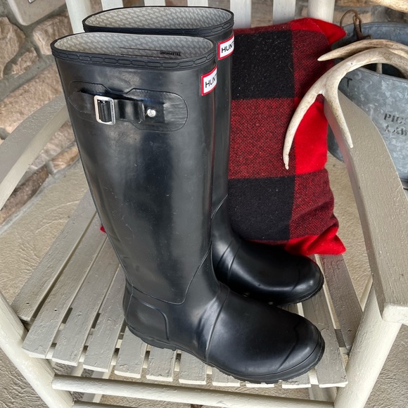 Hunter Shoes Original Hunter Tall Black Boots Edinburg Poshmark